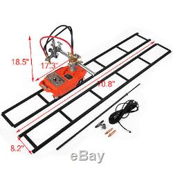 Torch Track Burner CG1-30 Gas Cutting Machine Cutter with 2x1.8m Rail Track 110V