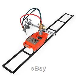 Torch Track Burner CG1-30 Gas Cutting Machine Cutter with 2x1.8m Rail Track 110V