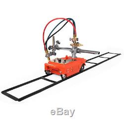 Torch Track Burner CG1-30 Gas Cutting Machine Cutter with 2x1.8m Rail Track 110V