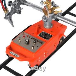 Torch Track Burner CG1-30 Gas Cutting Machine Cutter with 2x1.8m Rail Track 110V