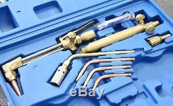 UL Oxygen Acetylene Regulator Gauges Victor Type Welding Cutting Torch Kit Hose