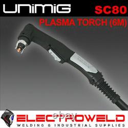 UNIMIG SC80 PLASMA TORCH 6M RAZOR CUT 45 80 Amp 80A GUN WELDING CUTTER WELDER