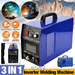 US 3-in-1 Welder Inverter Welding Machine 220V TIG MMA Stick Plasma Cut Torch