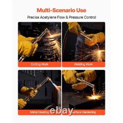 Uimoso Oxygen Acetylene Torch Kit with Check Valves for Gas Welding and Cutting