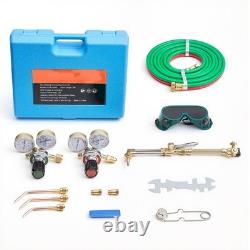 Uimoso Oxygen Acetylene Torch Kit with Check Valves for Gas Welding and Cutting