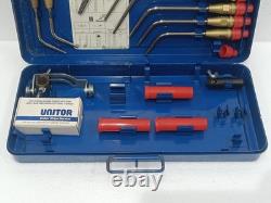 Unitor X21 Oxy Acetylene Welding Cutting Torch Kit Tips & Accessories Incomplete