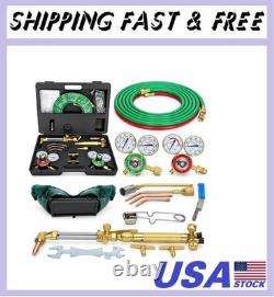 Upgraded Oxy Acetylene Torch Kit Heavy Duty Cutting Torch Kit 17PCS