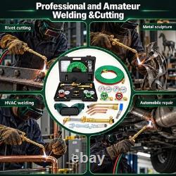 Upgraded Oxy Acetylene Torch Kit Heavy Duty Cutting Torch Kit 17PCS