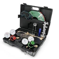 Upgraded Oxygen & Acetylene Gas Cutting Torch And Welding Kit Medium Duty Cuttin