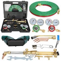 Upgraded Oxygen and Acetylene Gas Torch and Welding Kit Portable Cutting Torc