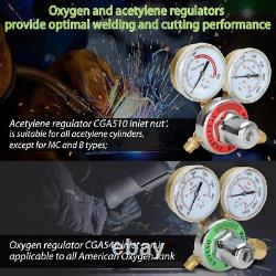 Upgraded Oxygen and Acetylene Gas Torch and Welding Kit Portable Cutting Torc