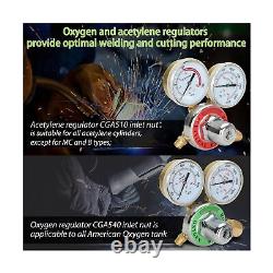 Upgraded Oxygen and Acetylene Gas Torch and Welding Kit Portable Cutting Torc