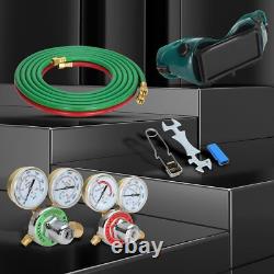 Upgraded Oxygen and Acetylene Gas Torch and Welding Kit Portable Cutting Torc