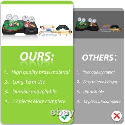 Upgraded Oxygen and Acetylene Gas Torch and Welding Kit Portable Cutting Torch