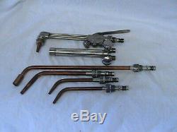 Used Smith Air/acetylene Torch Handle Mw5 With 3 Welding Tips 1 Mc509rj Cutting