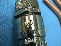 Used Smith Air/acetylene Torch Handle Mw5 With 3 Welding Tips 1 Mc509rj Cutting