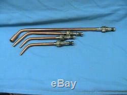 Used Smith Air/acetylene Torch Handle Mw5 With 3 Welding Tips 1 Mc509rj Cutting