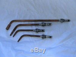 Used Smith Air/acetylene Torch Handle Mw5 With 3 Welding Tips 1 Mc509rj Cutting