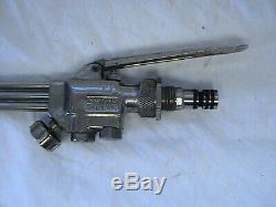 Used Smith Air/acetylene Torch Handle Mw5 With 3 Welding Tips 1 Mc509rj Cutting