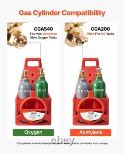 VEVOR Oxygen Acetylene Torch Kit Oxy Acetylene Gas Welding Cutting Torch Kit