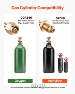 VEVOR Oxygen Acetylene Torch Kit with Check Valves Gas Welding Cutting Torch Kit