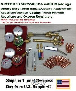 VICTOR 315FC TORCH With2460 CUTTING ATTACHMENT & REGULATORS (CUTTING KIT SETUP!)