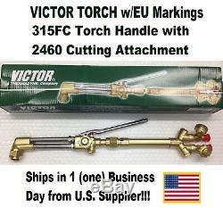 VICTOR 315FC TORCH With2460 CUTTING ATTACHMENT & REGULATORS (CUTTING KIT SETUP!)
