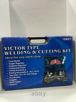 VICTOR Type Gas Welding & Cutting Kit Oxygen Oxy Acetylene Torch Welder Tools