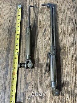 VINTAGE TOOLS PUROX Handle Cutting Torch MIXED LOT Oxy Acetylene Welding USA