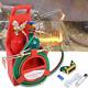 Vermon Oxygen Acetylene Welding Cutting Torch Kit, Oxyacetylene Torches with Pipe