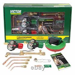 Victor 0384-2101 Journeyman Cutting Welding Torch Kit 540/510 Edge