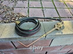 Victor 100FC Cutting Brazing Welding Torch Handle With 5-W-1 Tip, 13 Feet Hoses