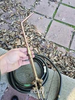 Victor 100FC Cutting Brazing Welding Torch Handle With 5-W-1 Tip, 13 Feet Hoses