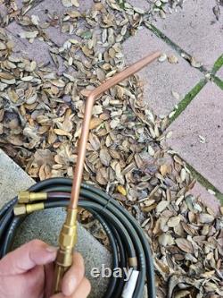 Victor 100FC Cutting Brazing Welding Torch Handle With 5-W-1 Tip, 13 Feet Hoses