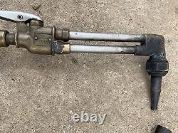 Victor 100c Torch Body+ Cutting, Welding & Rosebud Tips Great Working Condition