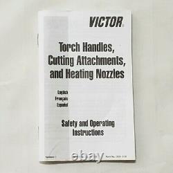 Victor 315FC Cutting Welding Torch Handle 0382-0034 Journeyman Fits CA2460