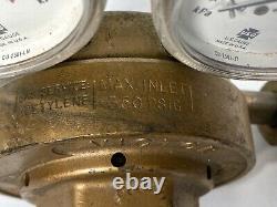 Victor Acetylene Oxygen Cutting Torch Gauges Model Sr 460 A & Csr 450 D