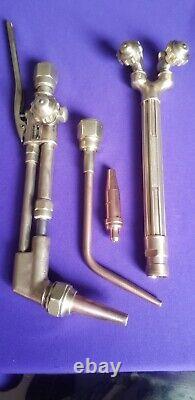 Victor CA 2451 75° cutting torch & 310 handle mixer Welding brazing Torch tip #3