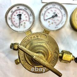 Victor Cutting Torch Gauges Acetylene Oxygen (# Csr 460 A & Csr 450 D) Untested