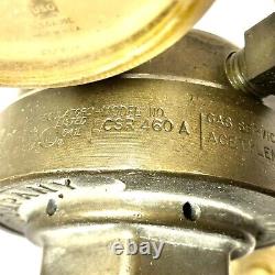 Victor Cutting Torch Gauges Acetylene Oxygen (# Csr 460 A & Csr 450 D) Untested