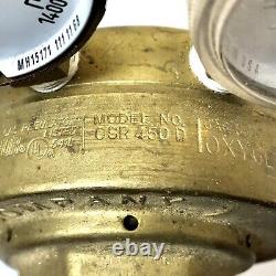 Victor Cutting Torch Gauges Acetylene Oxygen (# Csr 460 A & Csr 450 D) Untested