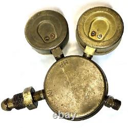 Victor Cutting Torch Gauges Acetylene Oxygen (# Csr 460 A & Csr 450 D) Untested