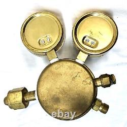 Victor Cutting Torch Gauges Acetylene Oxygen (# Csr 460 A & Csr 450 D) Untested