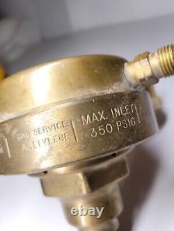 Victor Cutting Torch Gauges Acetylene Oxygen (# Csr 460 A & Csr 450 D) Untested