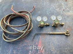 Victor Cutting Welding Torch 100C MS, Regulators 250 80 540, 250 15 510, Hoses