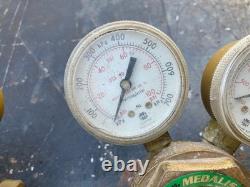 Victor Cutting Welding Torch 100C MS, Regulators 250 80 540, 250 15 510, Hoses