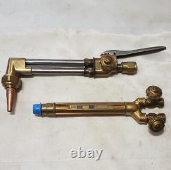 Victor Cutting Welding Torch Set CA1260 Attachment J100 Handle 0-3-101 Tip USA