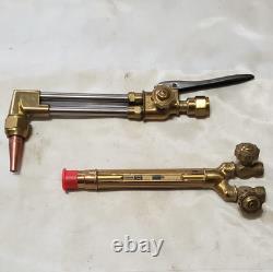 Victor Cutting Welding Torch Set CA1350 Attachment 100 Handle 0-3-101 Tip USA