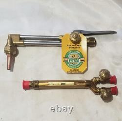 Victor Cutting Welding Torch Set CA1350 Attachment 100C Handle 0-3-101 Tip USA
