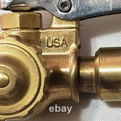 Victor Cutting Welding Torch Set CA1350 Attachment 100C Handle 0-3-101 Tip USA